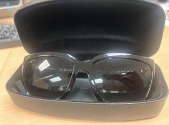 Black Ferragamo Sunglasses