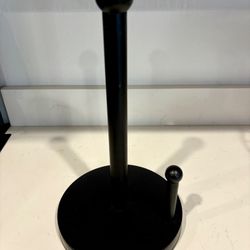 Stainless Steel Paper Towel Holder Black