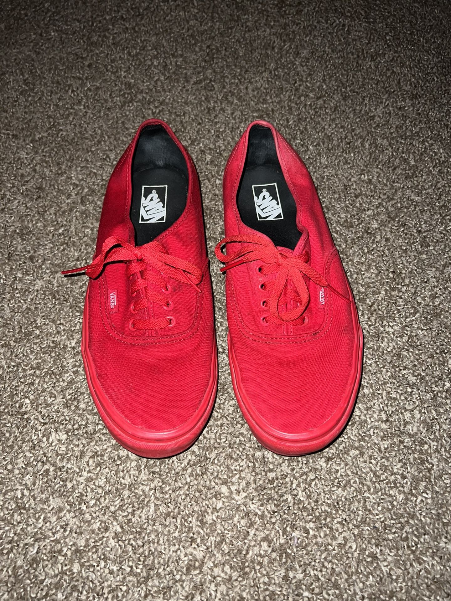 Red Low Top Vans