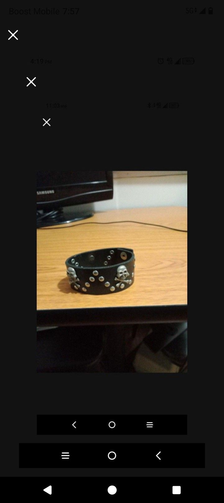 Skull Head Bracelet
