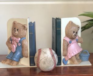 Vintage TeddyBear Bookends