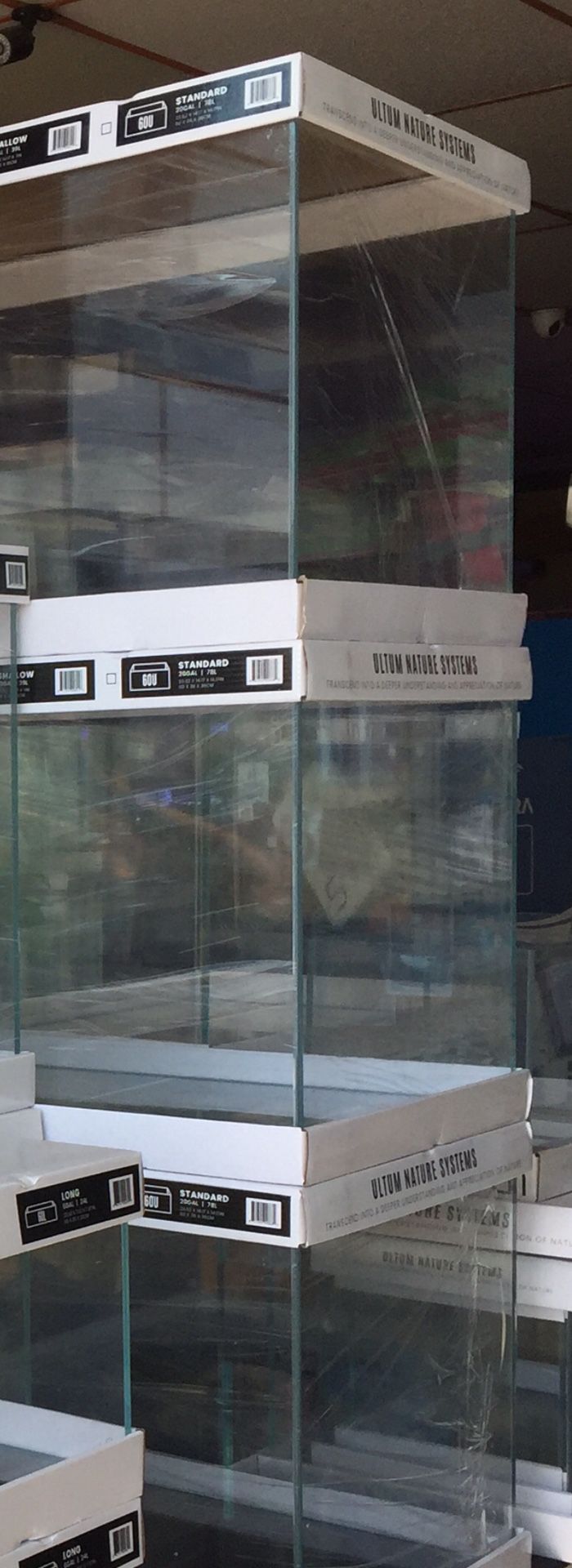 Fish Tank UNS 60U 20 Gallon Low Iron Glass