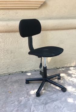 Office chair , adjustable seat,size small.