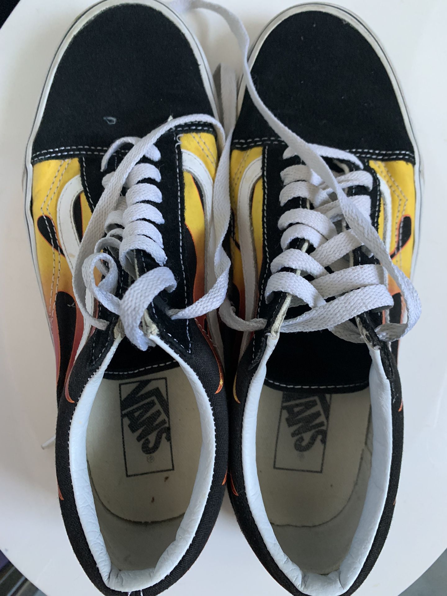 Vans Off The Wall Sneakers - Yellow And Black