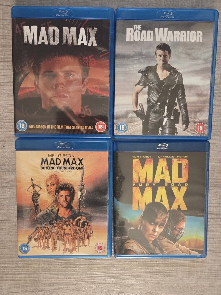 4 Blu Rays : Mad Max Collection 