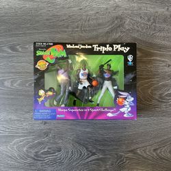 Vintage Space Jam Michael Jordan Triple Play Action Figure Set