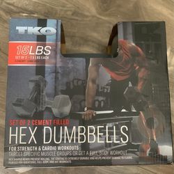15 LB Dumbbells