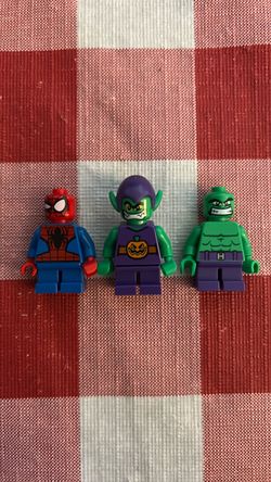 LEGO Marvel Minifigures Spider-Man Green Goblin Hulk