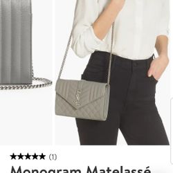 Monogram Matelassé Leather Wallet on a Chain

