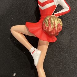 Hallmark Barbie Cheerleader Ornament - Approx 4.5”