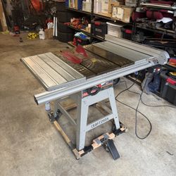10” Craftsman Contractors Table Saw - 24” Rip Capacity