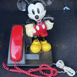Vintage MICKEY MOUSE RETRO landline TELEPHONE - Walt Disney 