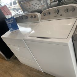 Whirlpool Top Load Washer And Dryer Set 