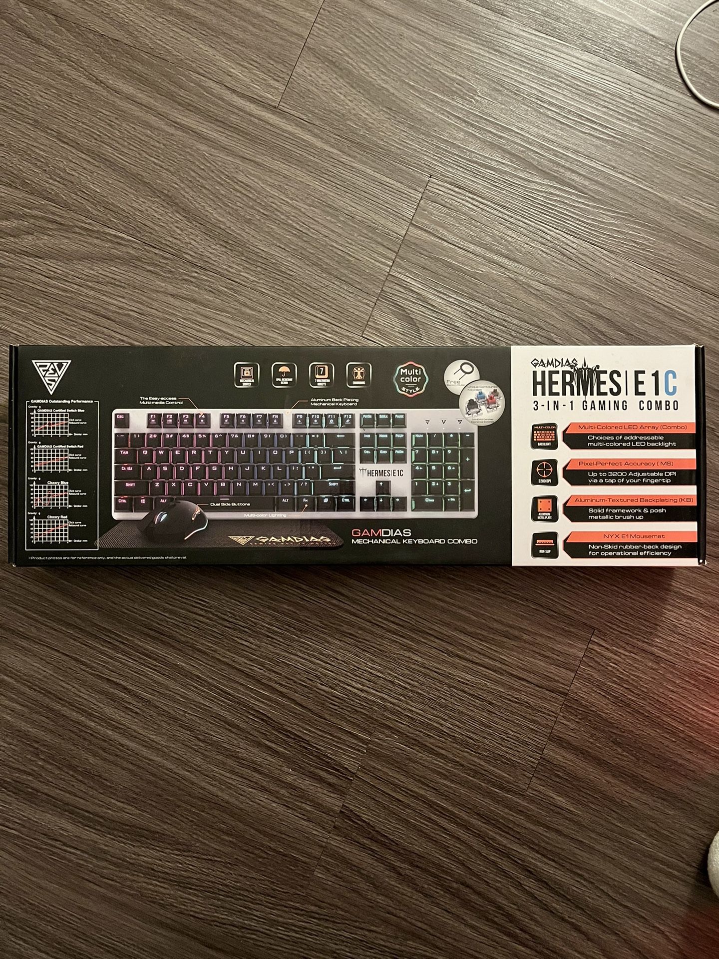 Gaming Keyboard with Mouse and Pad