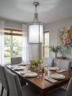 Lampara de techo. 3-Light Brushed Nickel Pendant