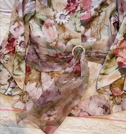 Flower skirt suit