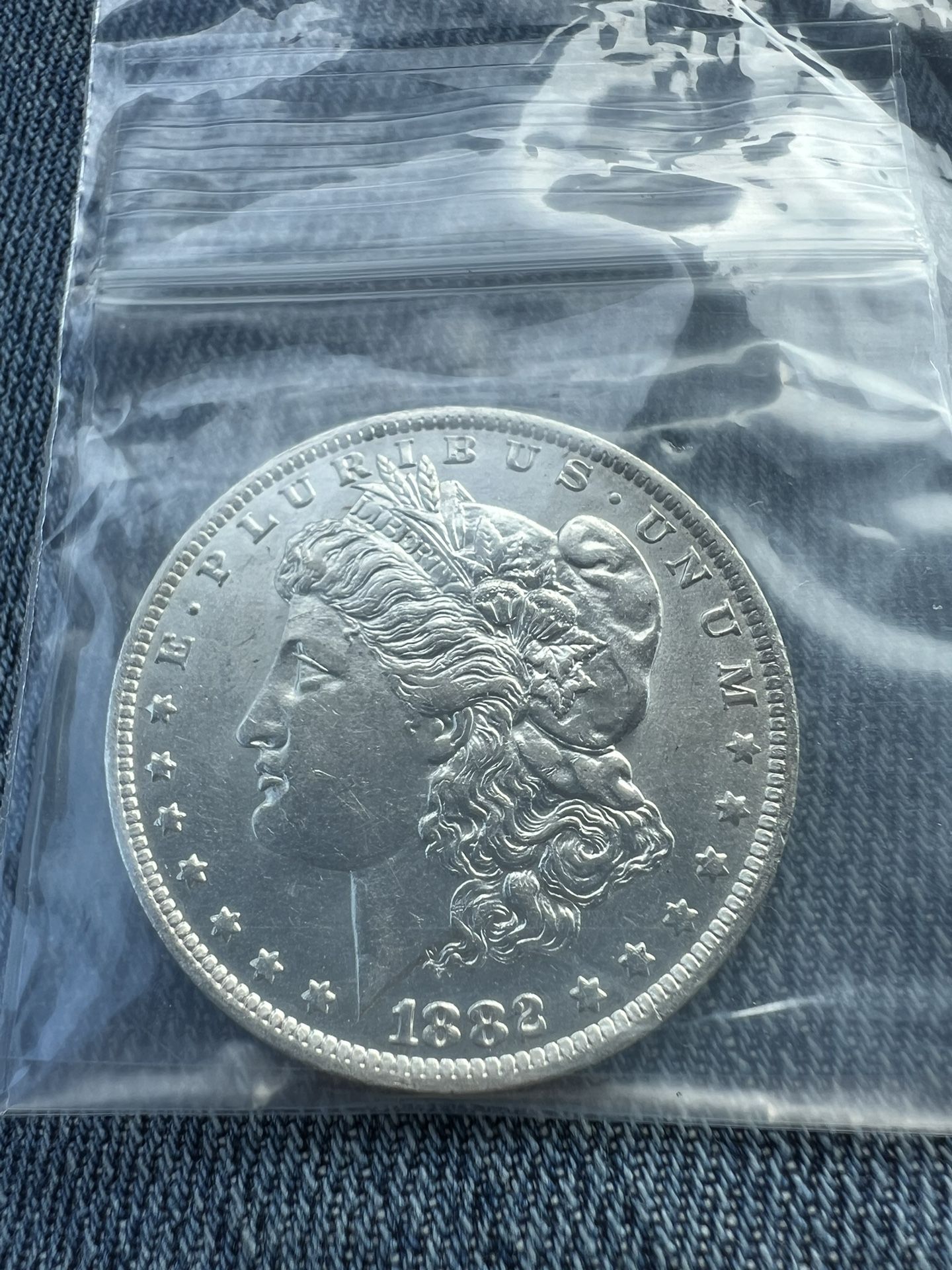 1882 Morgan Silver Dollar-O