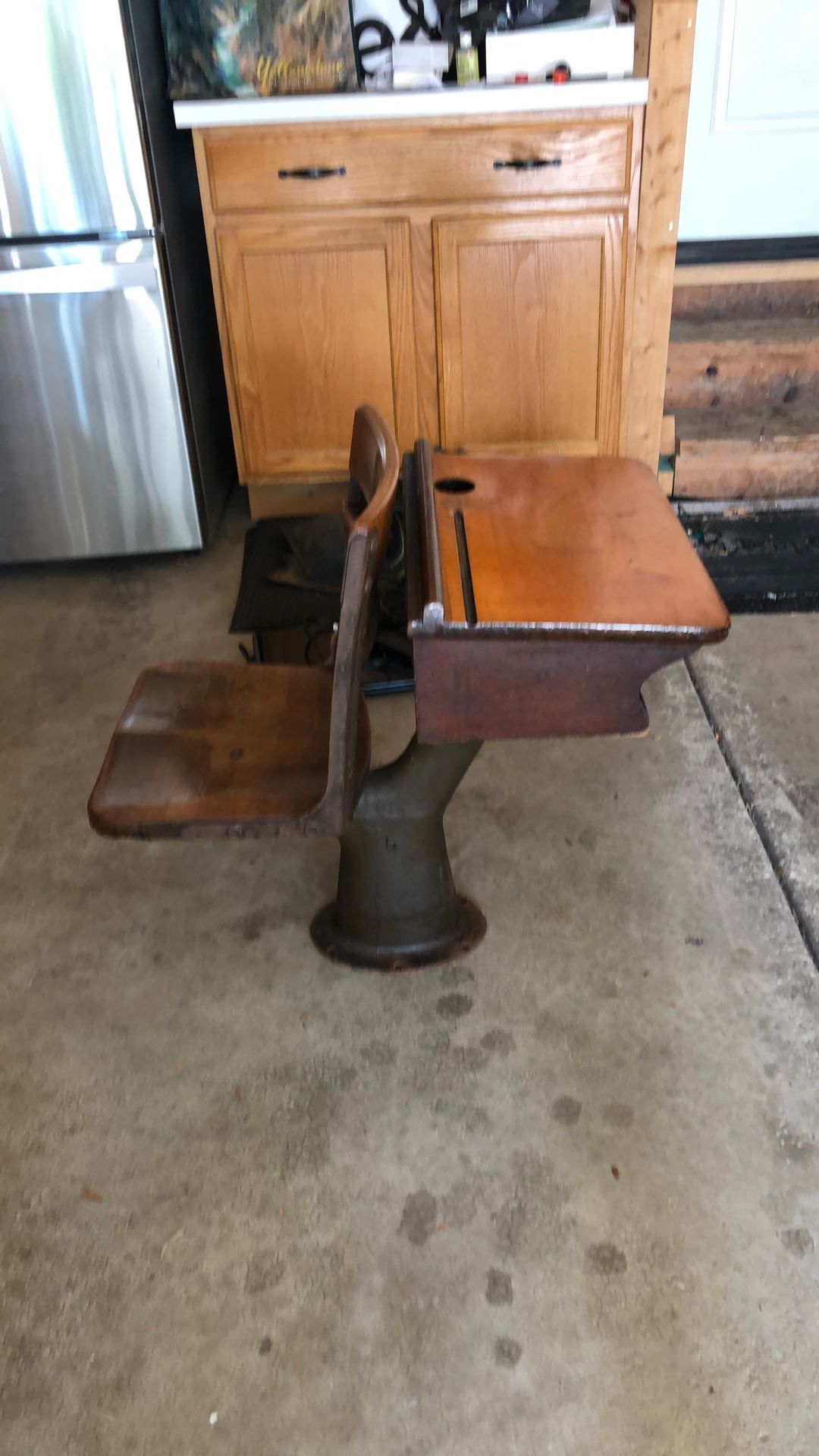 Antique School House Desk