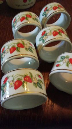 Strawberry napkin holders