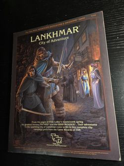 AD&D Lankhmar City of Adventure #9162 TSR 1988 Rare Fantastic Shape