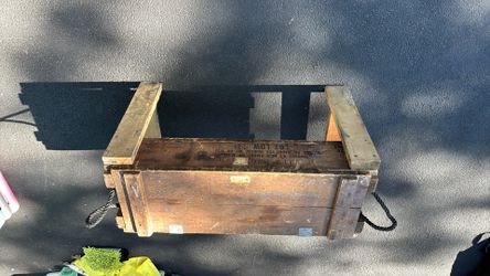 Man Cave coffee table WW2 ammo box