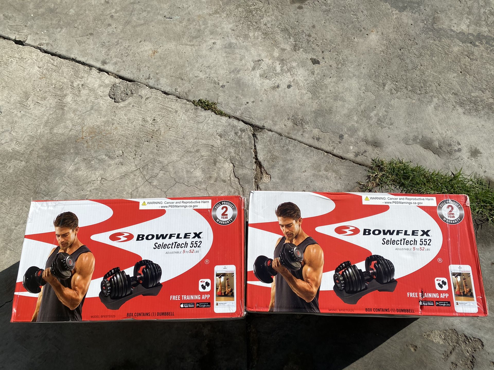 Bowflex dumbbells