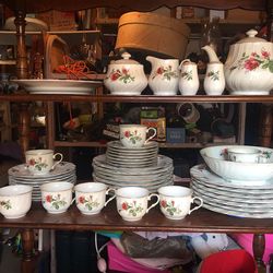 Vintage rare Victorian Rose China by Lynn