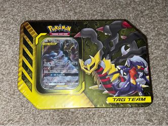Pokemon TCG: Tag Team GX Power Partnership Tin Garchomp & Giratina GX NEW/SEALED