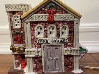 Christmas Village Fire House