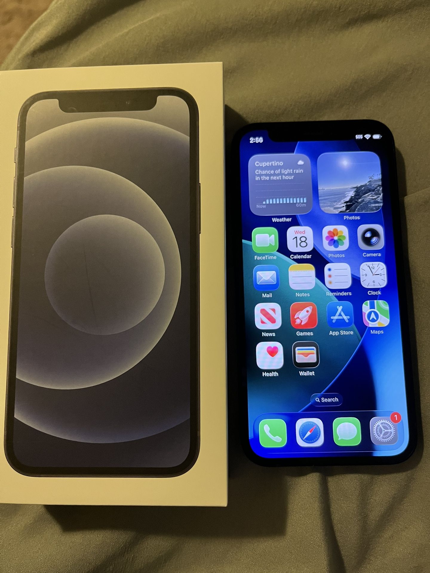 Apple iPhone 12 Mini Unlocked Mint Unused Clean IMEI 64GB Black