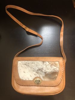 Handmade Leather Guatemalan Purse