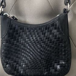 Cole Haan Black Leather Crossbody Bag Excellent Condition 9”-8.5”