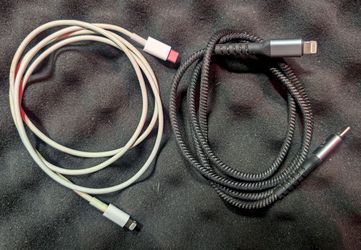 Lightning Charging Cables Lot of 2