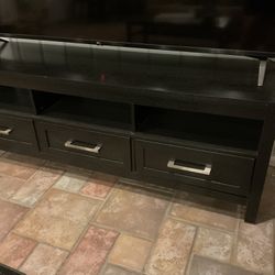 Black Wood Tv Stand 