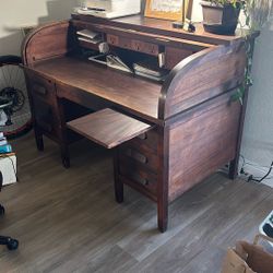 ANTIQUE ROLLTOP DESK