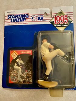 1995 Starting Lineup Jim Abbott Figure
