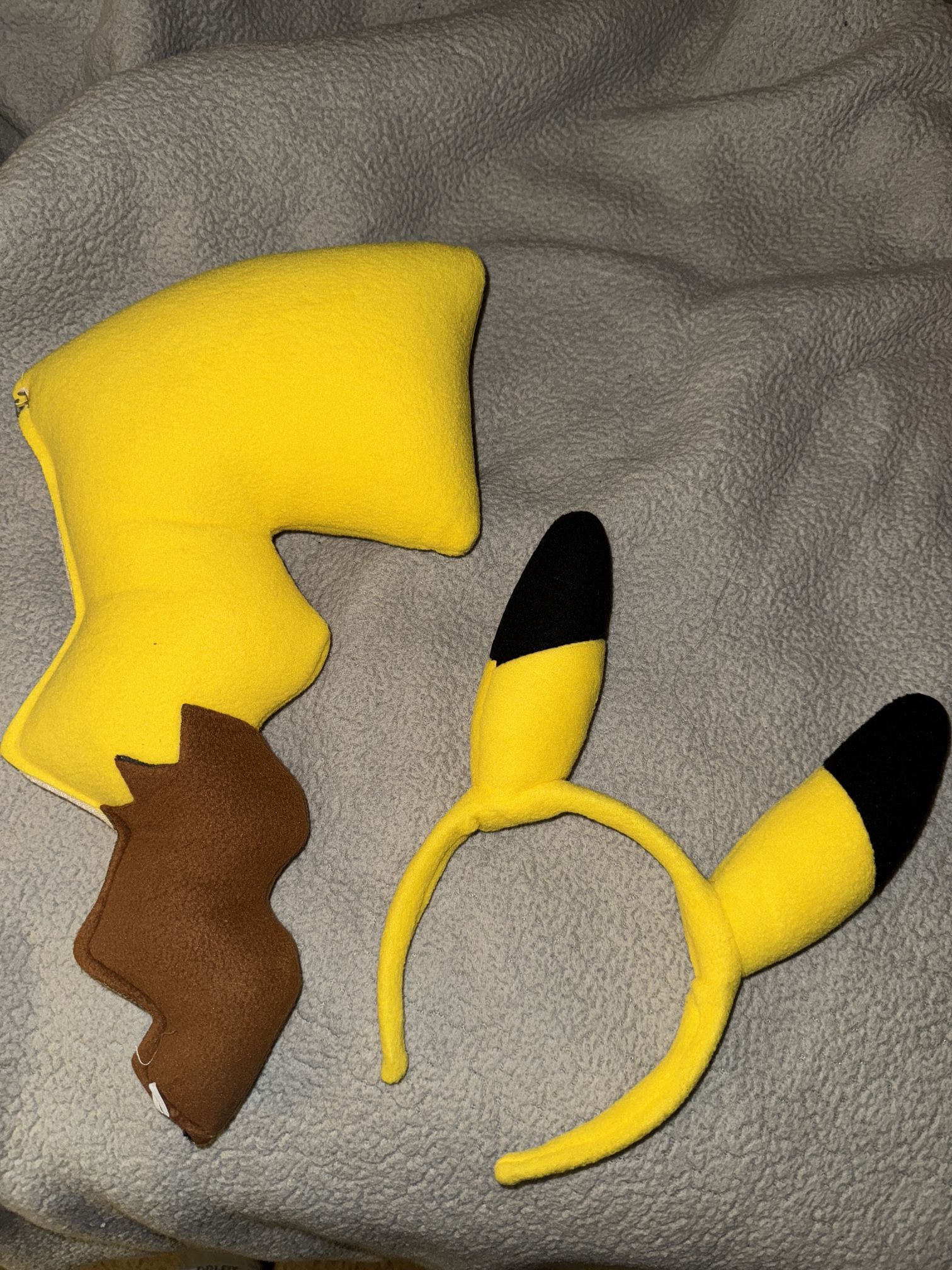 Halloween Pikachu Ears And Tail 