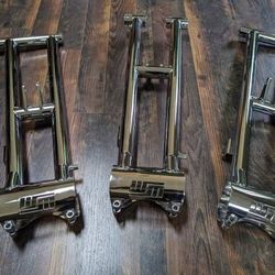 In stock now.. chrome Banshee +6, and +8, and a 06+ YFZ +6