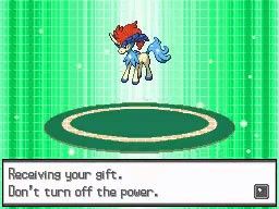 Pokemon Keldeo Event (DS)