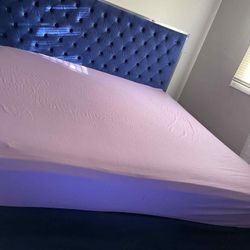 King Size Bed frame And Mattress 