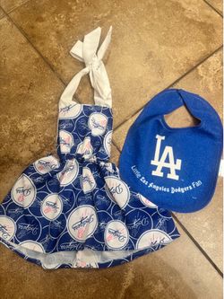 Dodgers dress & bib