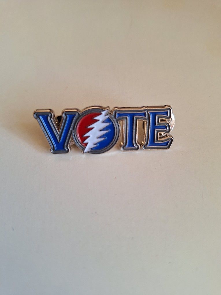 Grateful Dead & Company "Vote" Pin Numbered