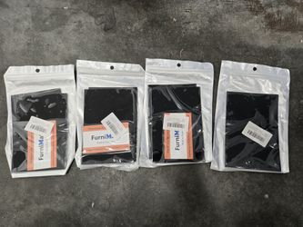 Non Slip Furniture Pads, Non Slip/Skid Rubber 7 PCS 4x6" Black, for Any Furniture & Appliances