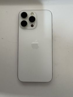 Apple IPhone 16 Pro Max White Titanium 256 GB Unlocked For Sale