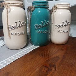 Mason Jar Decor  3pc.  Set