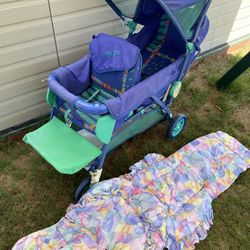 Vintage Double Stroller 50 Cash Firm for Sale in San Bernardino