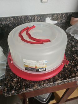 9" Cake carrier set