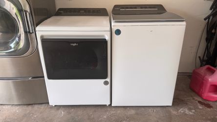 WHIRLPOOL ELECTRIC WASHER & DRYER SET ‼️ removable agitator ✅FREE DELIVERY 🚚 WARRANTY