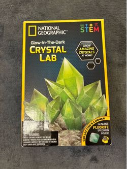 National Geographic Crystal lab set
