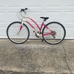ELECTRA VERSE  21D CRUISER HYBRID PINK/WHITE